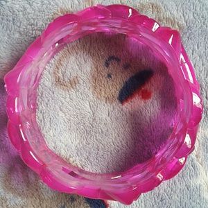 Pink Floral Bracelet